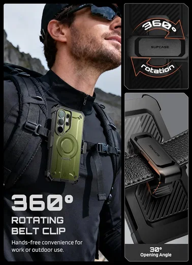 SUPCASE UB Mag Pro Samsung Galaxy S26 Ultra Hoesje MagSafe Stand Groen afbeelding 2