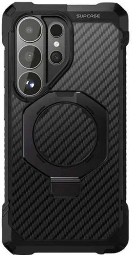 SUPCASE UB Grip Samsung Galaxy S26 Ultra Hoesje MagSafe Kickstand Carbon afbeelding 9