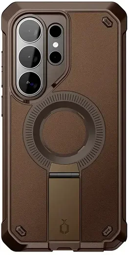 SUPCASE UB Grip Samsung Galaxy S26 Ultra Hoesje MagSafe Kickstand Bruin afbeelding 1