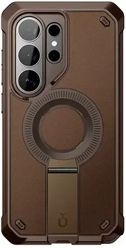 SUPCASE UB Grip Samsung Galaxy S26 Ultra Hoesje MagSafe Kickstand Bruin