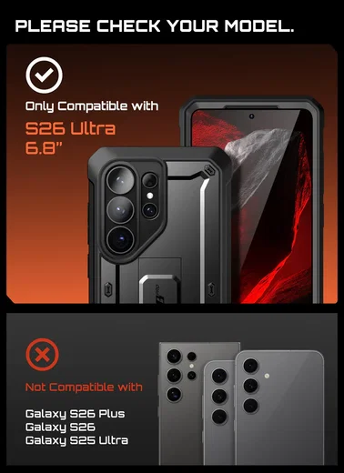 SUPCASE UB Grip Samsung Galaxy S26 Ultra Hoesje MagSafe Kickstand Bruin afbeelding 5