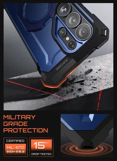 SUPCASE UB Grip Samsung Galaxy S26 Ultra Hoesje MagSafe Kickstand Blauw afbeelding 5
