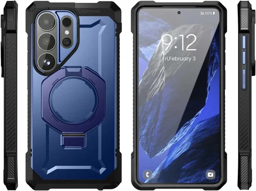 SUPCASE UB Grip Samsung Galaxy S26 Ultra Hoesje MagSafe Kickstand Blauw afbeelding 10