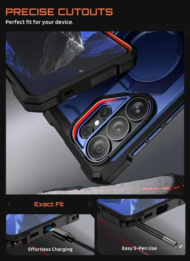 SUPCASE UB Grip Samsung Galaxy S26 Ultra Hoesje MagSafe Kickstand Blauw afbeelding 7