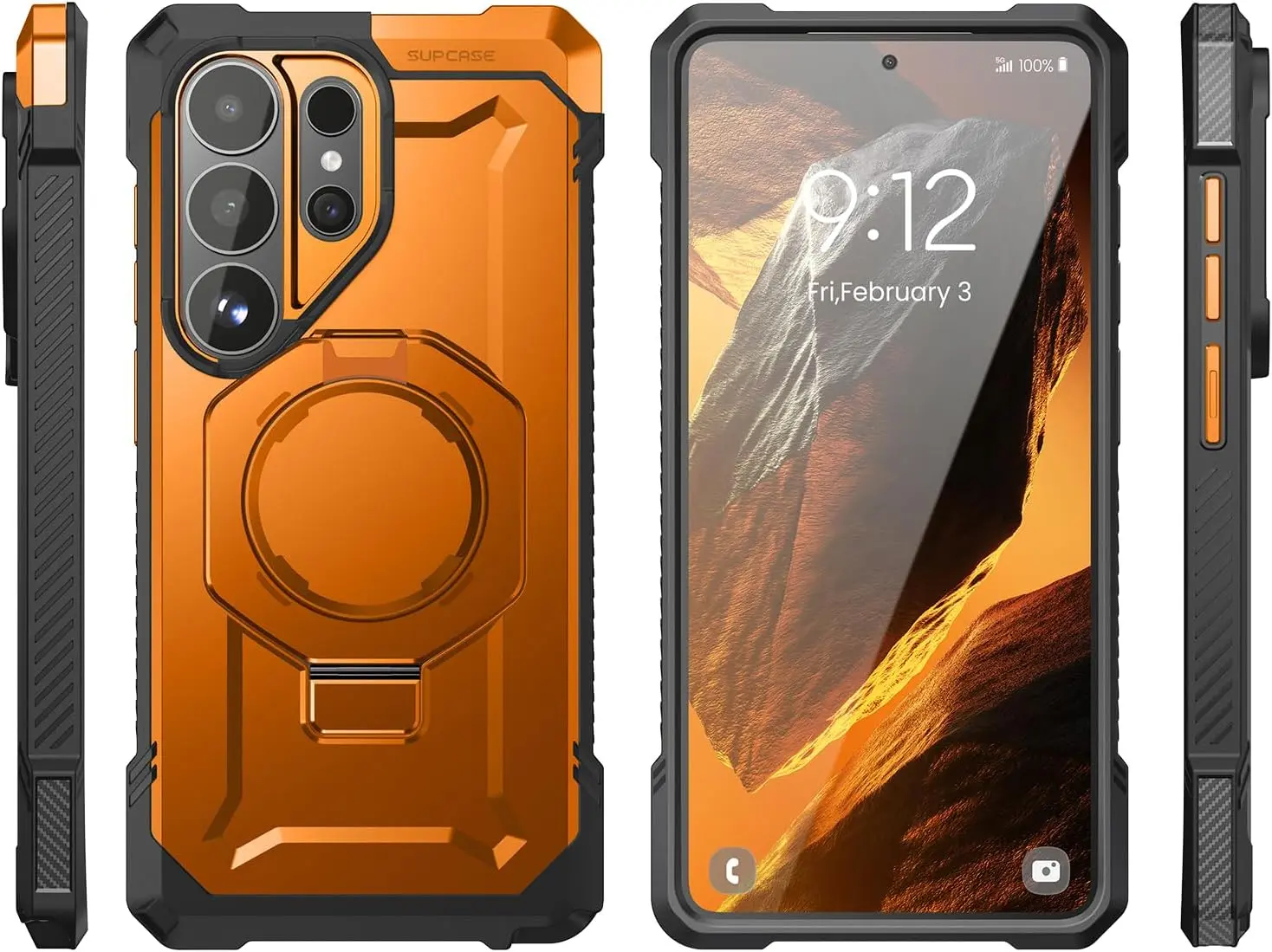 SUPCASE UB Grip Samsung Galaxy S26 Ultra Hoesje MagSafe Kickstand Oranje afbeelding 13
