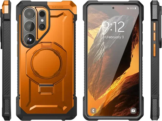 SUPCASE UB Grip Samsung Galaxy S26 Ultra Hoesje MagSafe Kickstand Oranje afbeelding 13