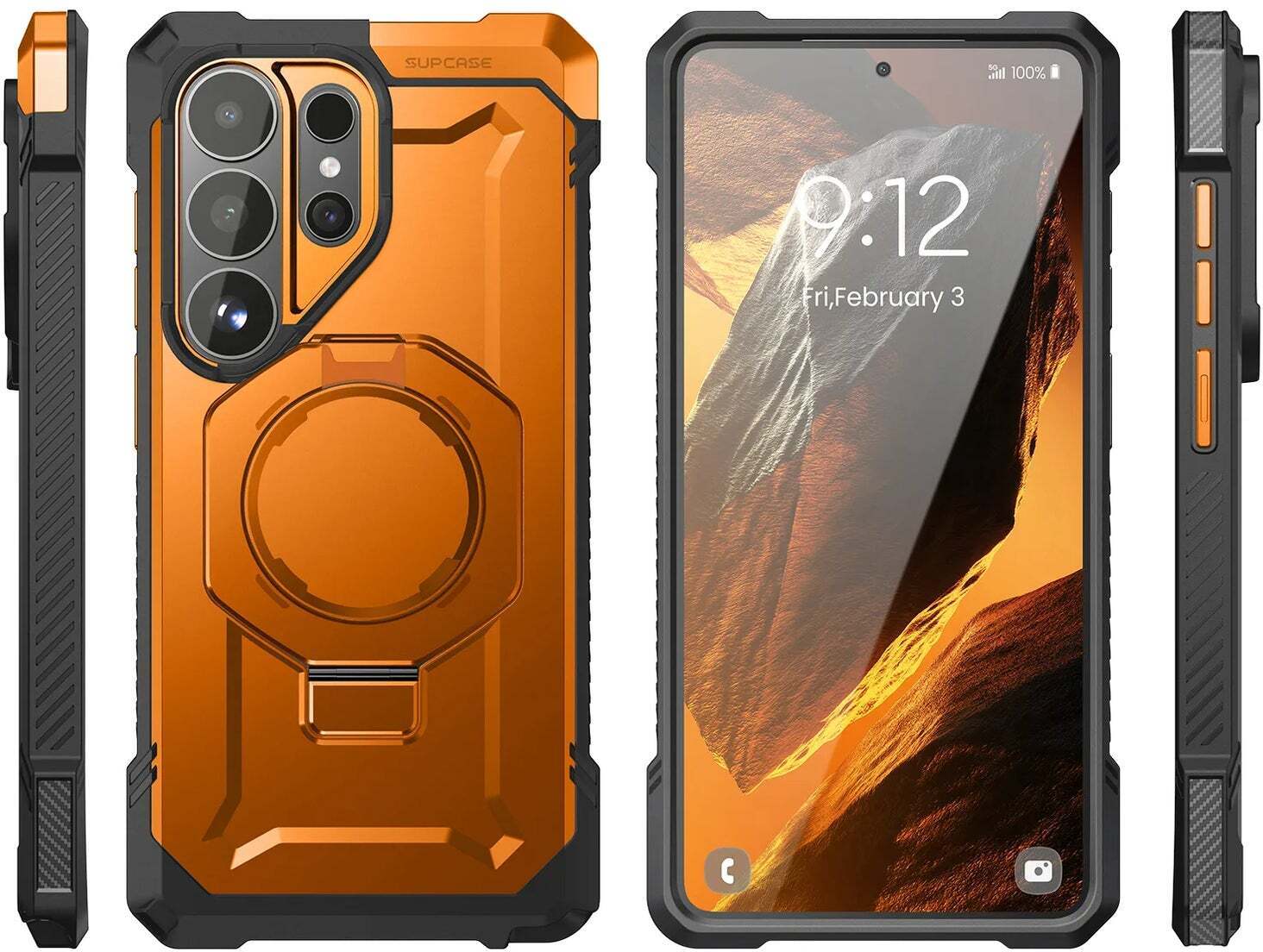 SUPCASE UB Grip Samsung Galaxy S26 Ultra Hoesje MagSafe Kickstand Oranje afbeelding 12