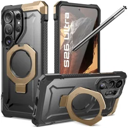 SUPCASE UB Grip Samsung Galaxy S26 Ultra Hoesje MagSafe Kickstand Goud afbeelding