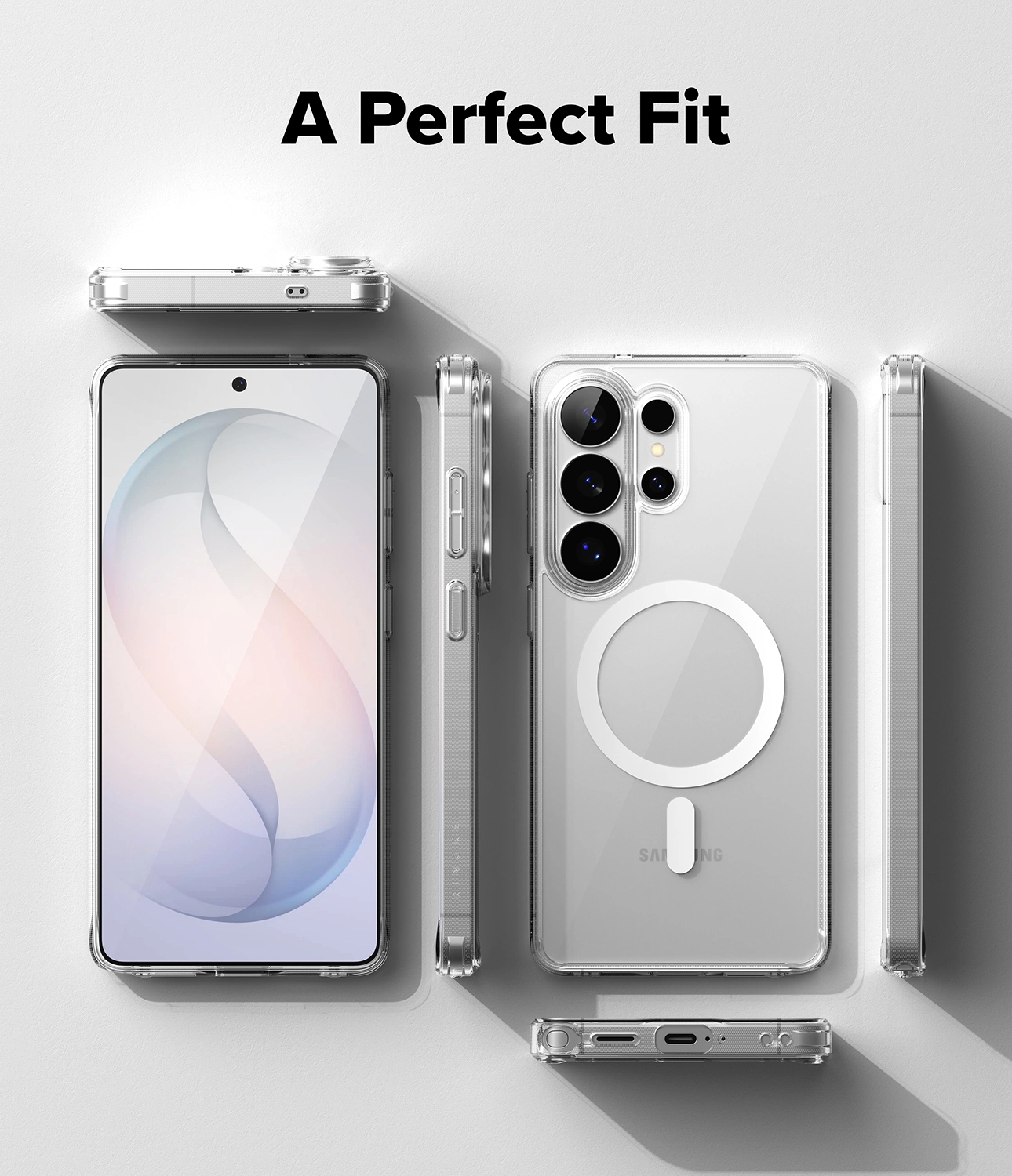 Ringke Fusion Magnetic Samsung Galaxy S26 Ultra Hoesje MagSafe Transparant afbeelding 11