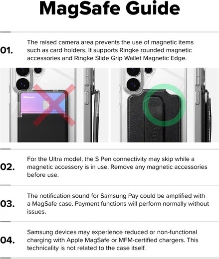 Ringke Fusion Magnetic Samsung Galaxy S26 Ultra Hoesje MagSafe Transparant afbeelding 16