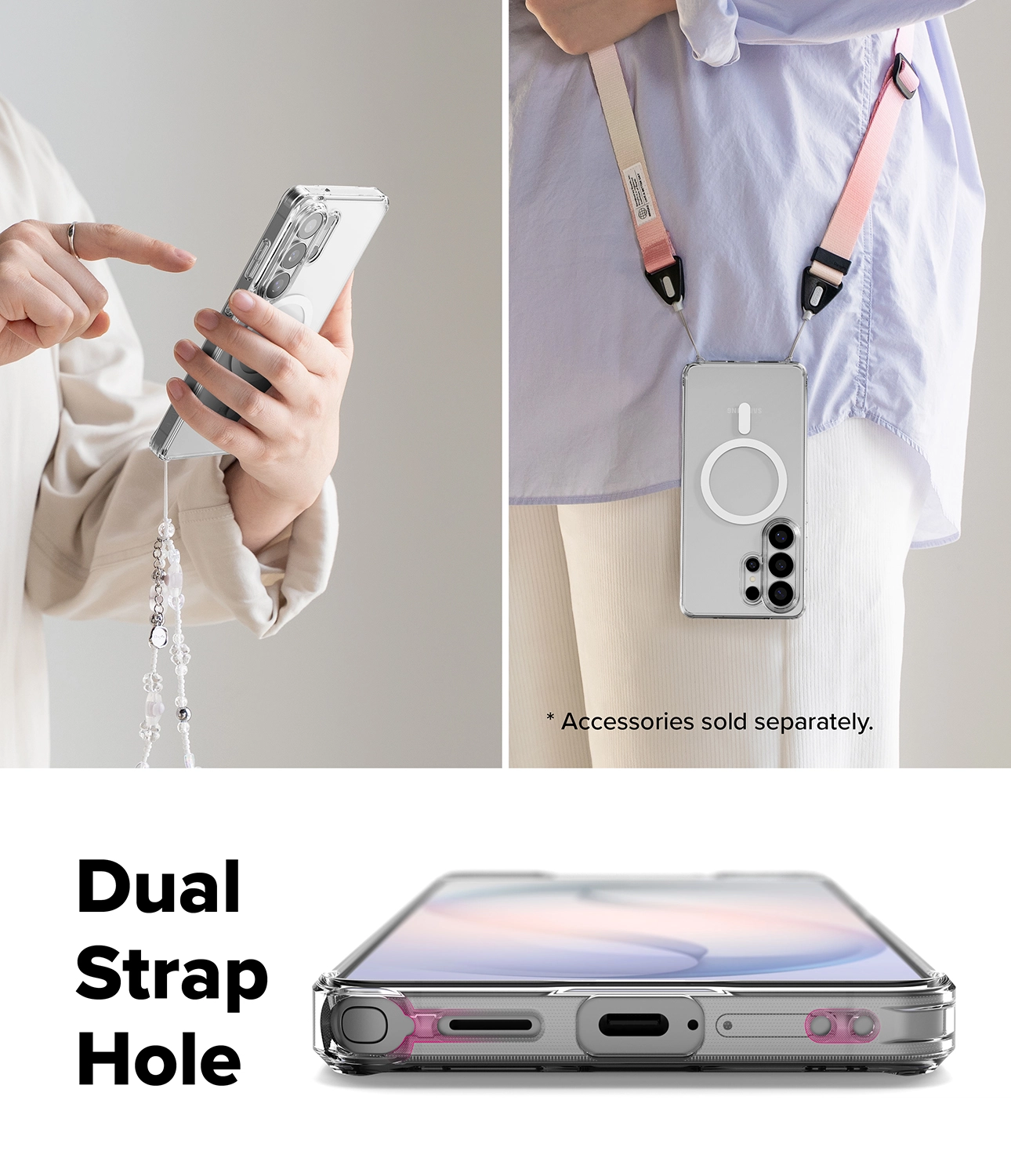 Ringke Fusion Magnetic Samsung Galaxy S26 Ultra Hoesje MagSafe Transparant afbeelding 12