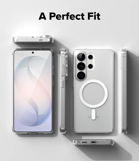 Ringke Fusion Magnetic Samsung Galaxy S26 Ultra Hoesje MagSafe Matte Transparant afbeelding 11