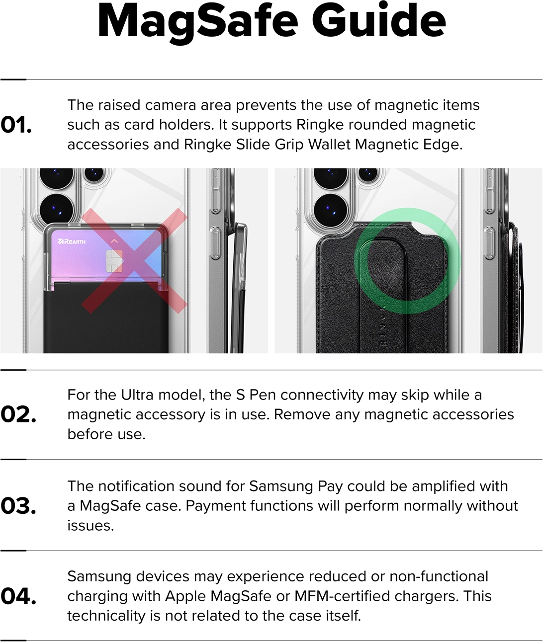 Ringke Fusion Magnetic Samsung Galaxy S26 Ultra Hoesje MagSafe Matte Transparant afbeelding 14