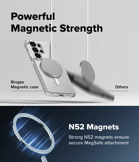 Ringke Fusion Magnetic Samsung Galaxy S26 Ultra Hoesje MagSafe Matte Transparant afbeelding 6