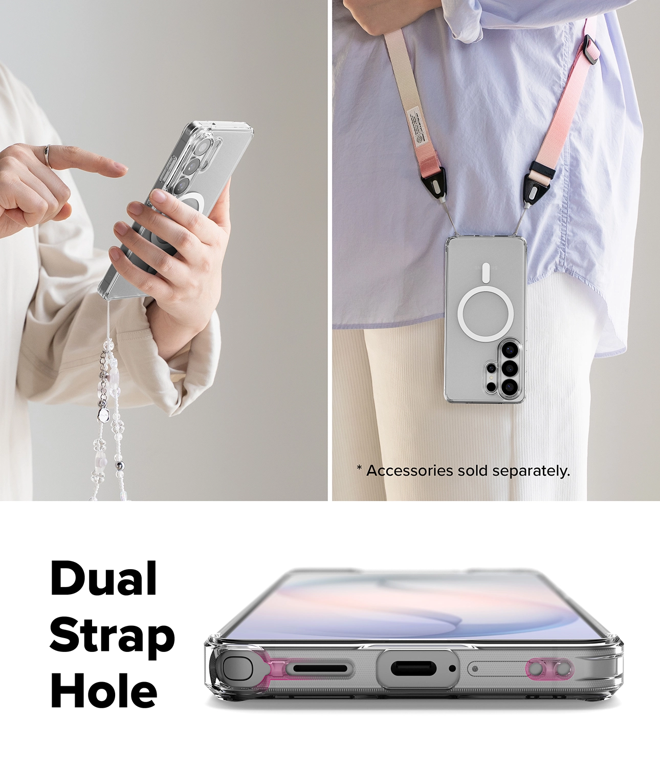 Ringke Fusion Magnetic Samsung Galaxy S26 Ultra Hoesje MagSafe Matte Transparant afbeelding 12