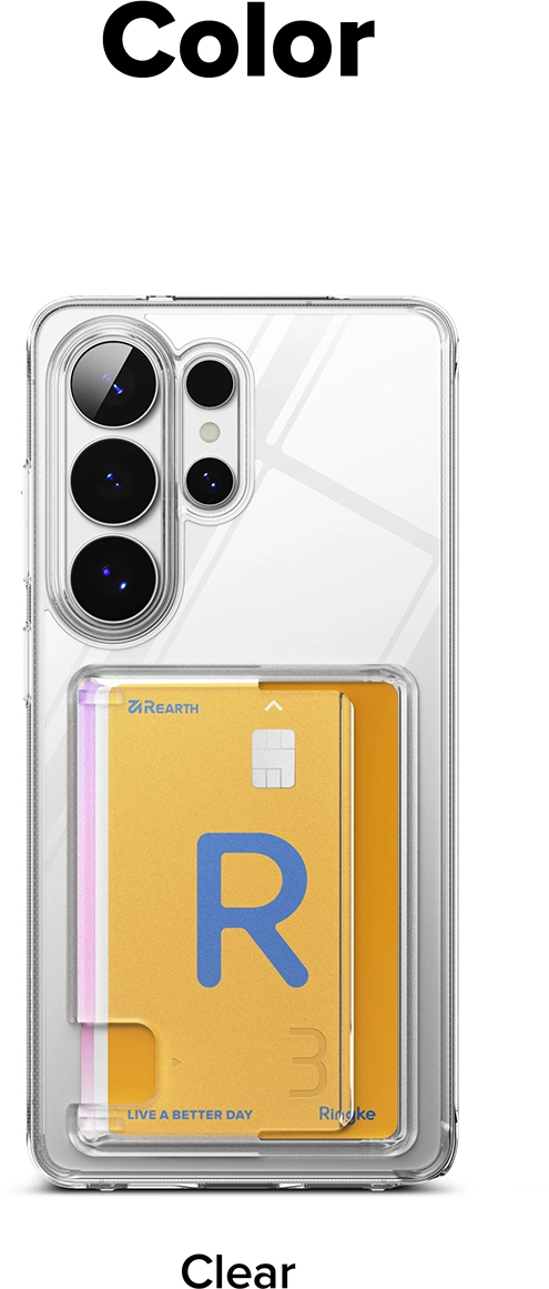 Ringke Fusion Card Samsung Galaxy S26 Ultra Hoesje Kaarthouder Transparant afbeelding 15