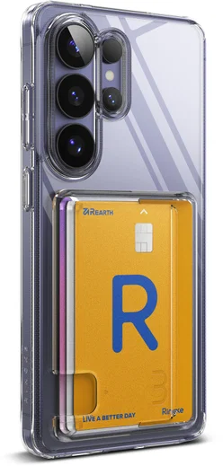 Ringke Fusion Card Samsung Galaxy S26 Ultra Hoesje Kaarthouder Transparant afbeelding 19