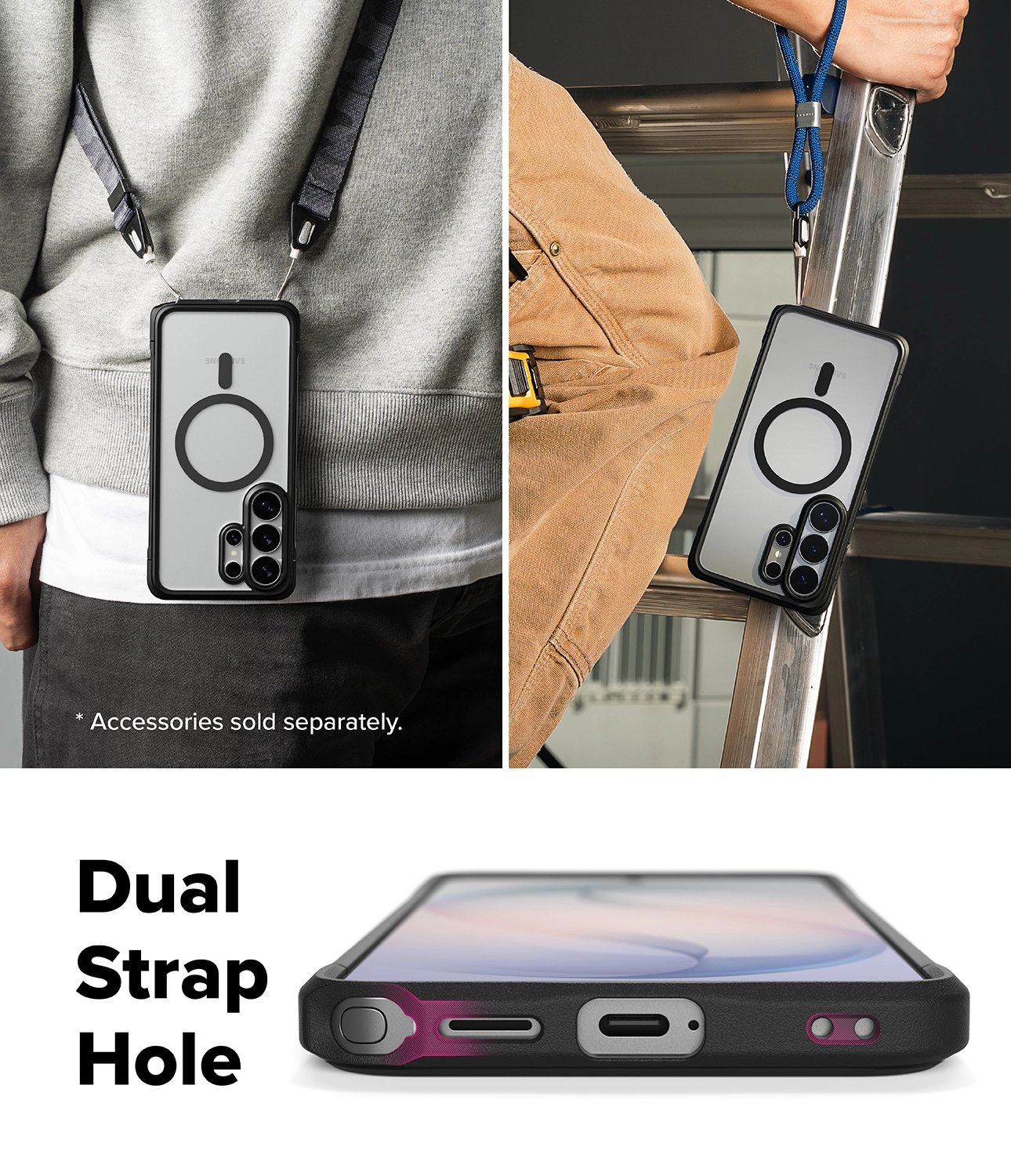 Ringke Fusion Bold Magnetic Samsung Galaxy S26 Ultra Hoesje MagSafe Zwart afbeelding 13