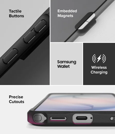 Ringke Fusion Bold Magnetic Samsung Galaxy S26 Ultra Hoesje MagSafe Zwart afbeelding 14