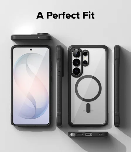Ringke Fusion Bold Magnetic Samsung Galaxy S26 Ultra Hoesje MagSafe Zwart afbeelding 3