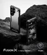 Ringke Fusion X Samsung Galaxy S26 Ultra Hoesje Back Cover Camo Zwart afbeelding 4