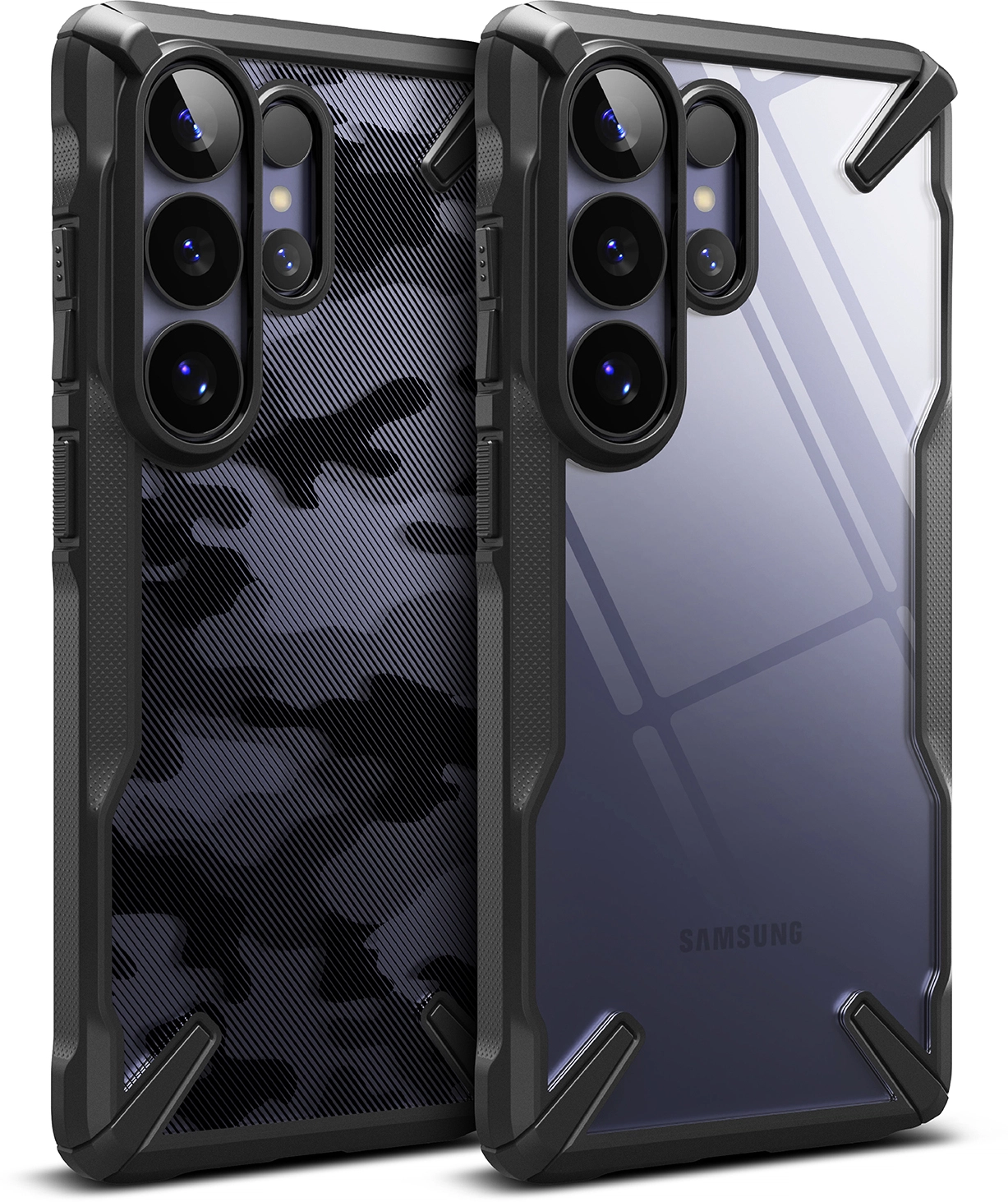Ringke Fusion X Samsung Galaxy S26 Ultra Hoesje Back Cover Camo Zwart afbeelding 18