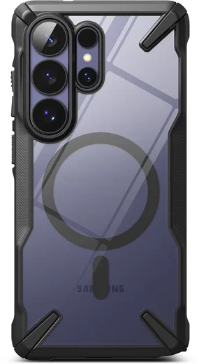 Ringke Fusion X Magnetic Samsung Galaxy S26 Ultra Hoesje MagSafe Zwart afbeelding 2