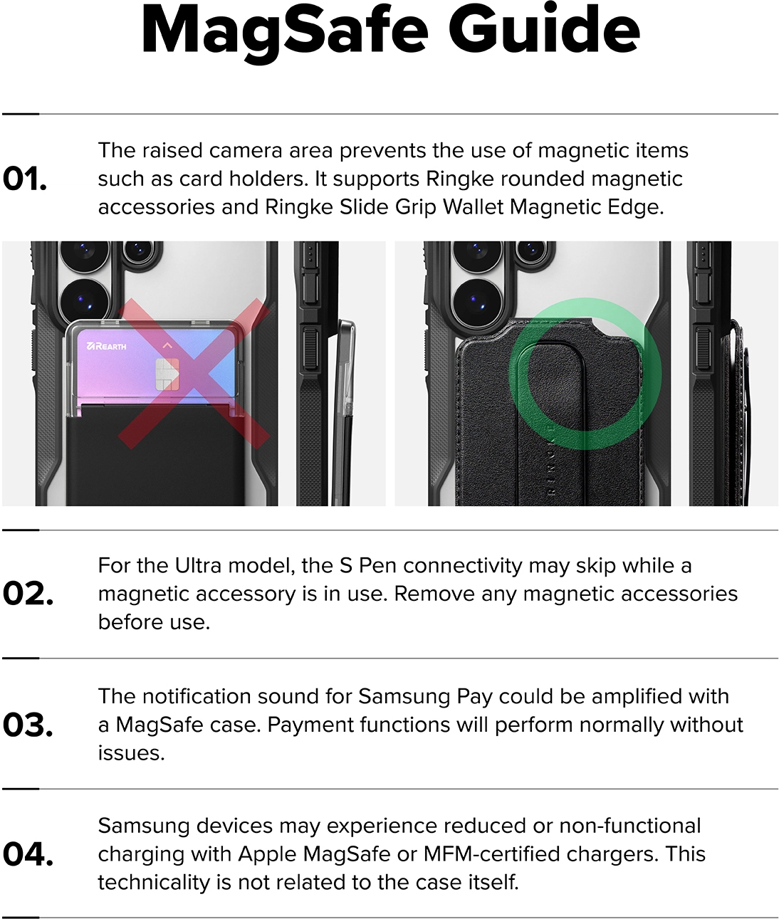 Ringke Fusion X Magnetic Samsung Galaxy S26 Ultra Hoesje MagSafe Zwart afbeelding 19