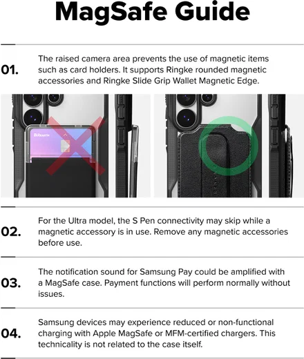 Ringke Fusion X Magnetic Samsung Galaxy S26 Ultra Hoesje MagSafe Zwart afbeelding 19