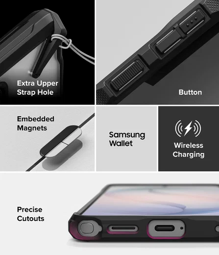 Ringke Fusion X Magnetic Samsung Galaxy S26 Ultra Hoesje MagSafe Zwart afbeelding 16
