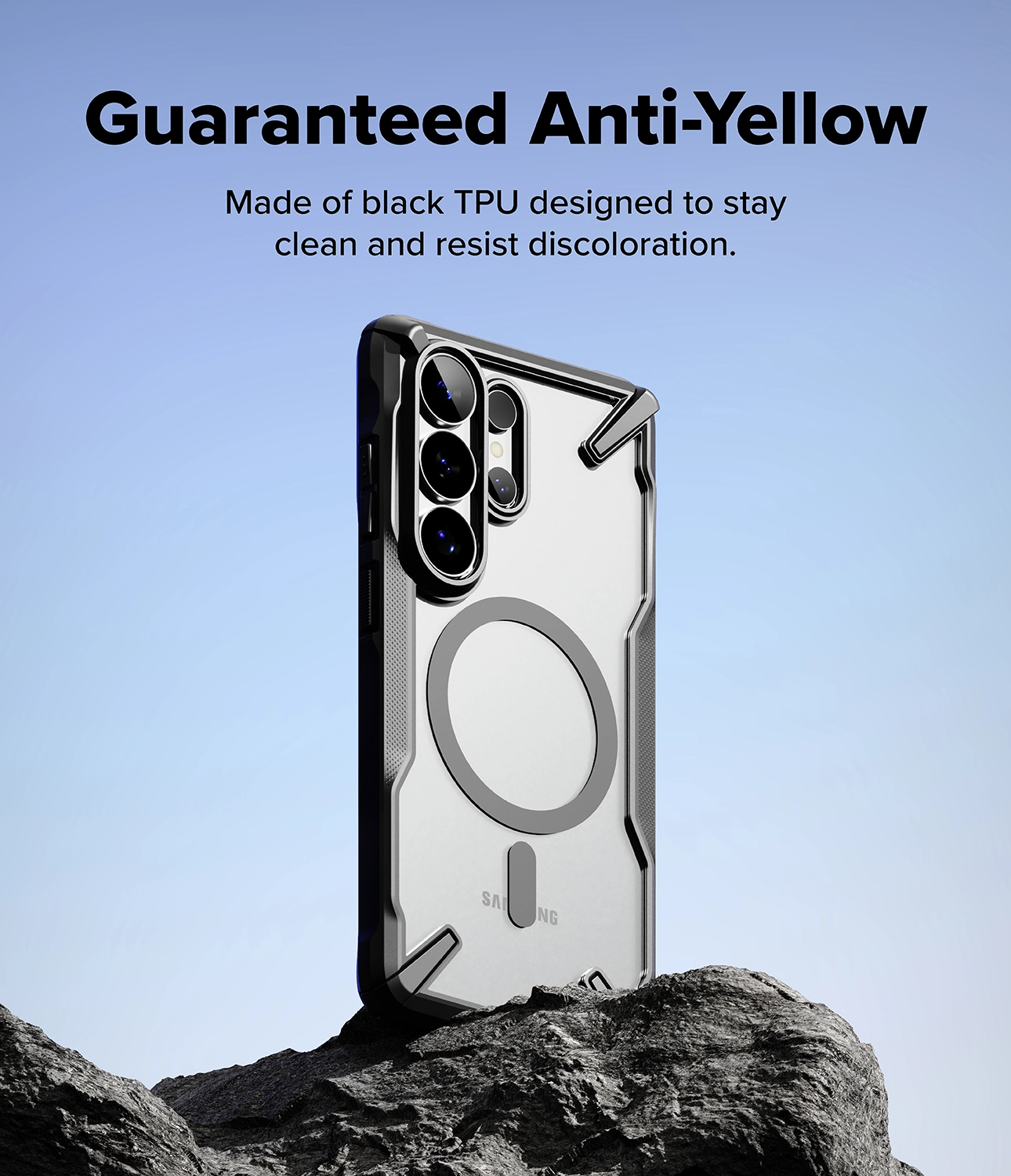 Ringke Fusion X Magnetic Samsung Galaxy S26 Ultra Hoesje MagSafe Zwart afbeelding 12