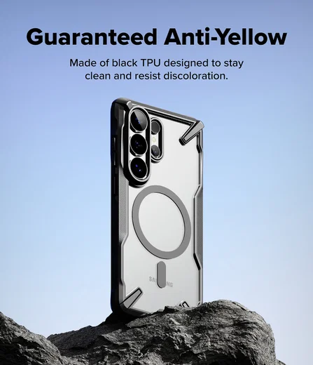 Ringke Fusion X Magnetic Samsung Galaxy S26 Ultra Hoesje MagSafe Zwart afbeelding 12