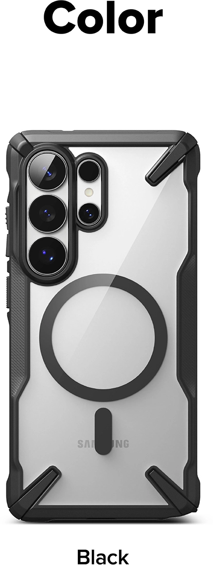 Ringke Fusion X Magnetic Samsung Galaxy S26 Ultra Hoesje MagSafe Zwart afbeelding 17