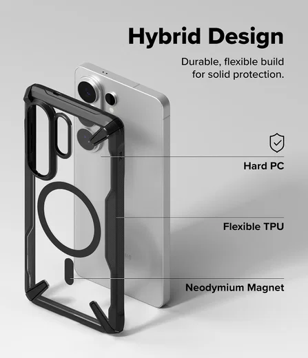 Ringke Fusion X Magnetic Samsung Galaxy S26 Ultra Hoesje MagSafe Zwart afbeelding 15