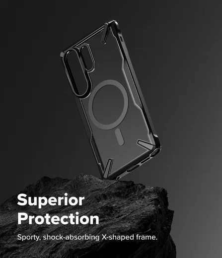 Ringke Fusion X Magnetic Samsung Galaxy S26 Ultra Hoesje MagSafe Zwart afbeelding 11