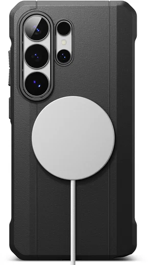 Ringke Onyx Alpha Magnetic Samsung Galaxy S26 Ultra Hoesje MagSafe Zwart afbeelding 2