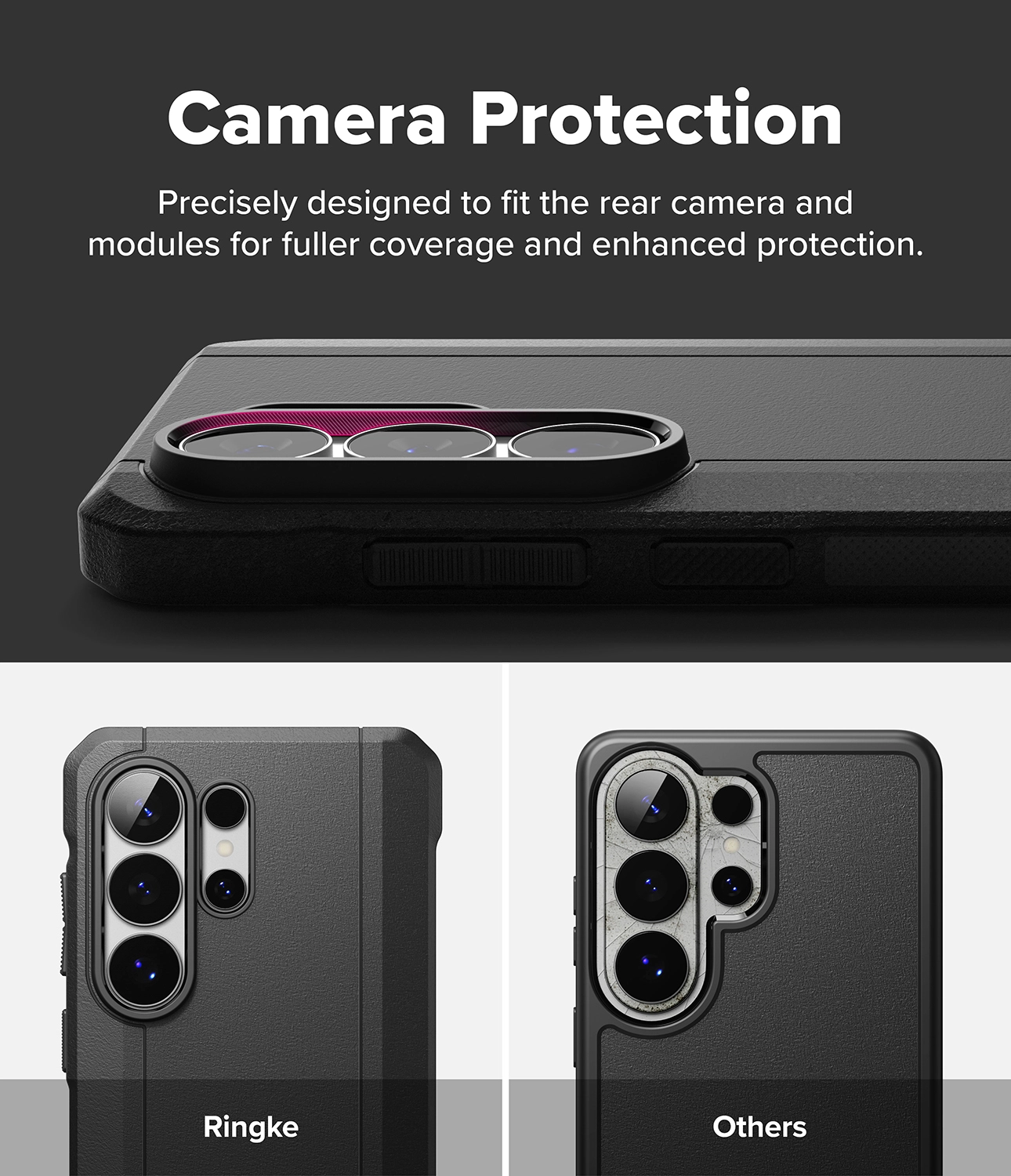 Ringke Onyx Alpha Magnetic Samsung Galaxy S26 Ultra Hoesje MagSafe Zwart afbeelding 12