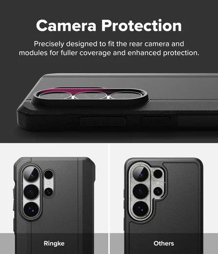 Ringke Onyx Alpha Magnetic Samsung Galaxy S26 Ultra Hoesje MagSafe Zwart afbeelding 12