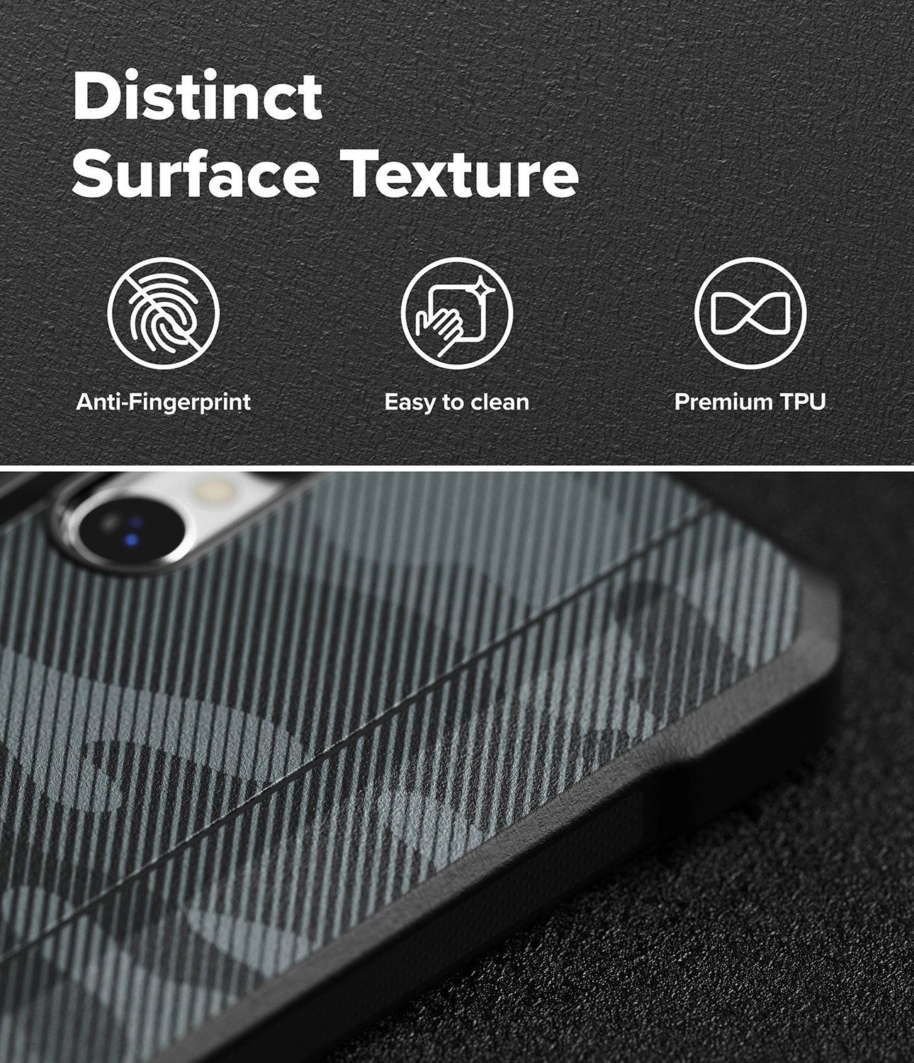 Ringke Onyx Alpha Magnetic Samsung Galaxy S26 Ultra Hoesje MagSafe Camo Zwart afbeelding 9