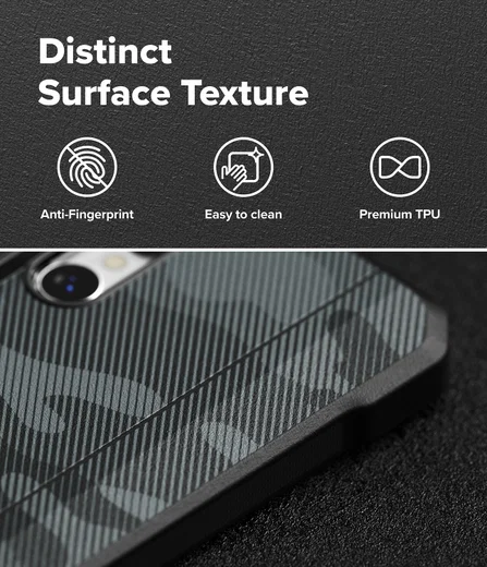 Ringke Onyx Alpha Magnetic Samsung Galaxy S26 Ultra Hoesje MagSafe Camo Zwart afbeelding 9