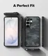 Ringke Onyx Alpha Magnetic Samsung Galaxy S26 Ultra Hoesje MagSafe Camo Zwart afbeelding 12