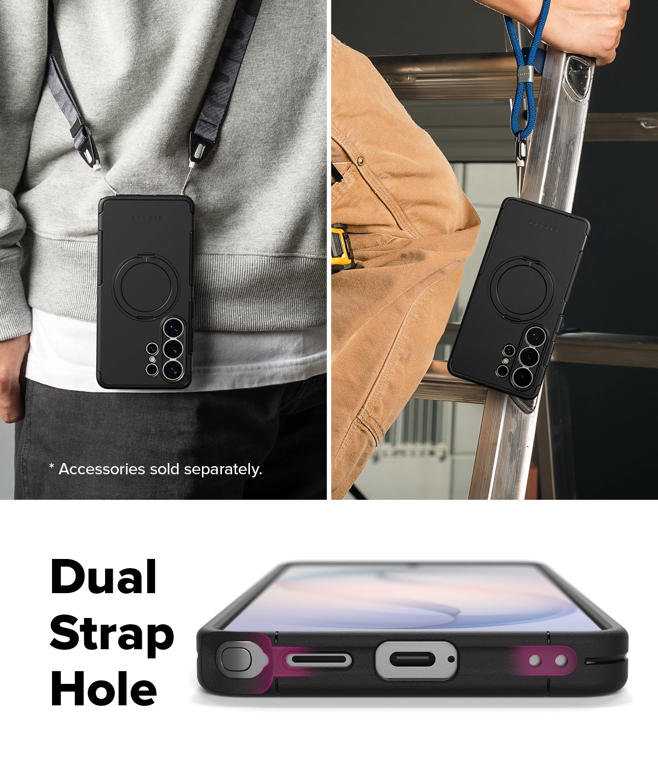 Ringke Alles Samsung Galaxy S26 Ultra Hoesje 360° MagSafe Standaard Zwart afbeelding 11