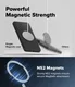 Ringke Silicone Magnetic Samsung Galaxy S26 Ultra Hoesje MagSafe Zwart afbeelding 8