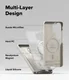 Ringke Silicone Magnetic Samsung Galaxy S26 Ultra Hoesje MagSafe Grijs afbeelding 10