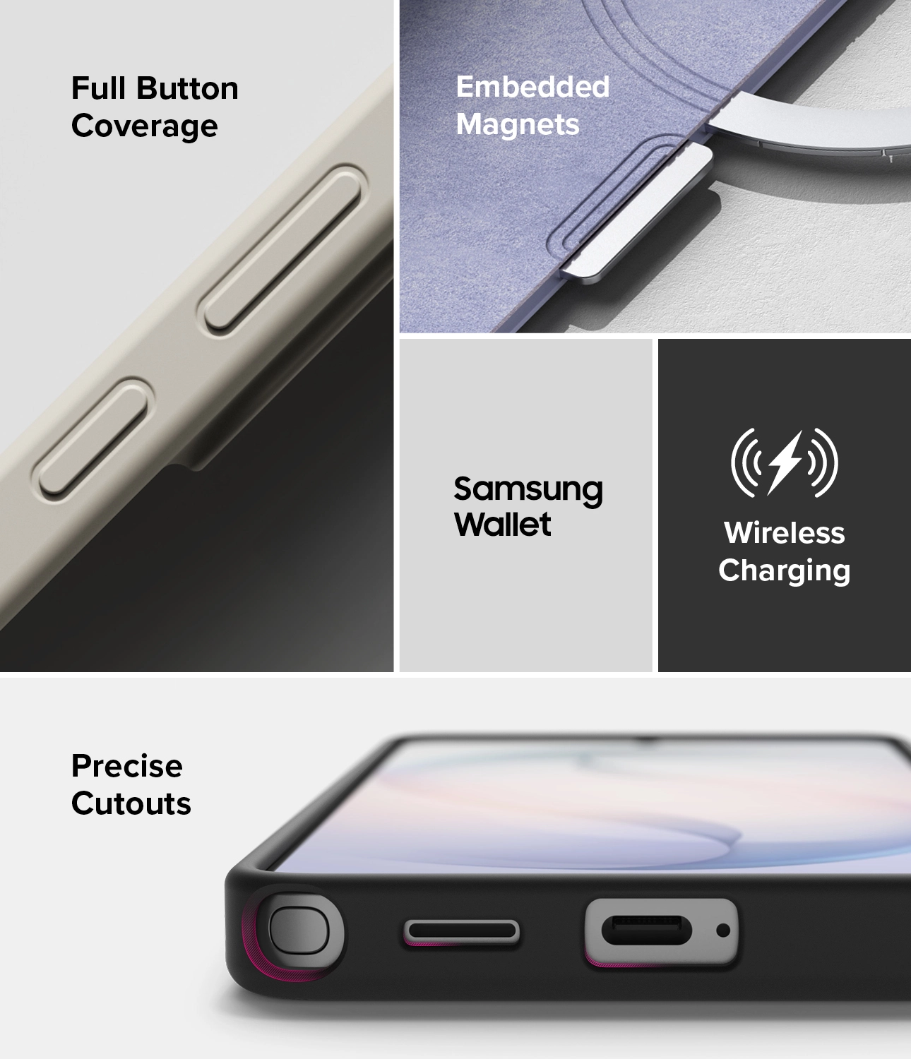 Ringke Silicone Magnetic Samsung Galaxy S26 Ultra Hoesje MagSafe Paars afbeelding 12