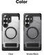 Ringke UX Magnetic Samsung S26 Ultra Hoesje MagSafe met Standaard Transparant afbeelding 16