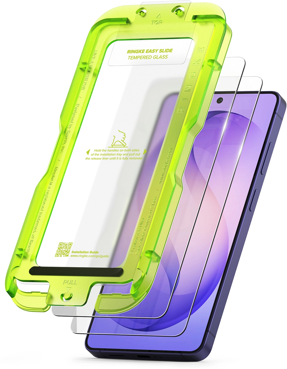 Ringke Easy Slide Samsung Galaxy S26 Ultra Screen Protector met Jig 2-Pack afbeelding 16
