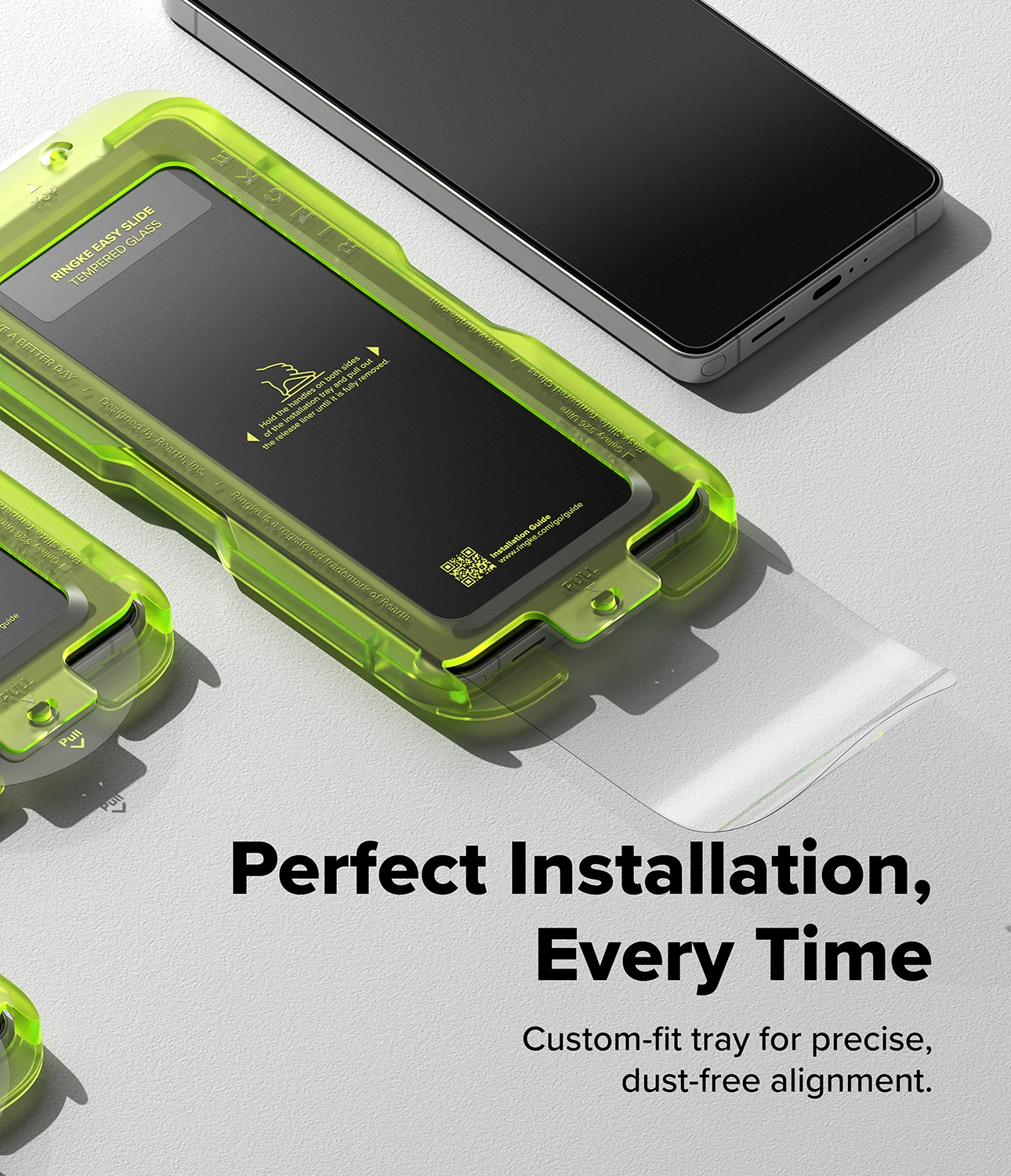 Ringke Easy Slide Samsung Galaxy S26 Ultra Screen Protector met Jig 2-Pack afbeelding 8