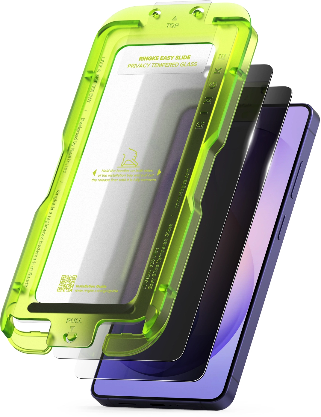 Ringke Easy Slide Privacy Samsung Galaxy S26 Ultra Screen Protector Jig 2-Pack afbeelding 17