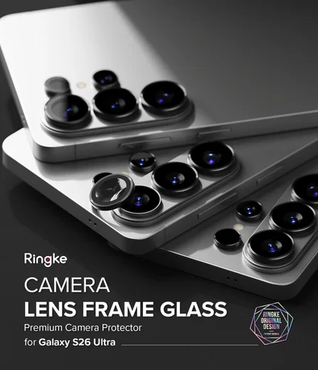 Ringke Camera Tempered Glass Samsung Galaxy S26 Ultra Camera Protector 2-Pack afbeelding 2